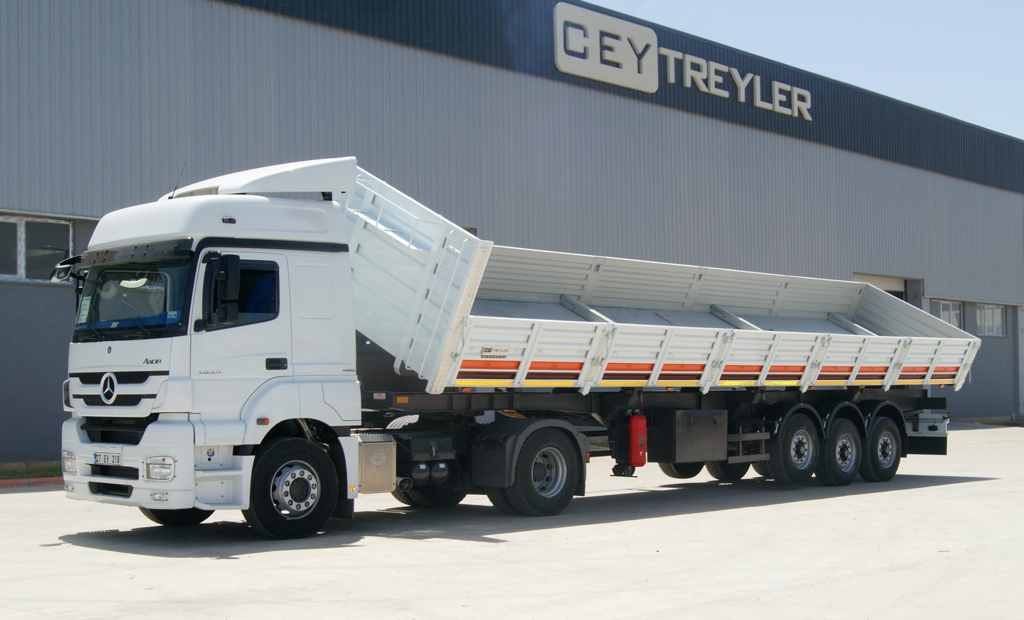 Side Tipping Dryload Trailer
